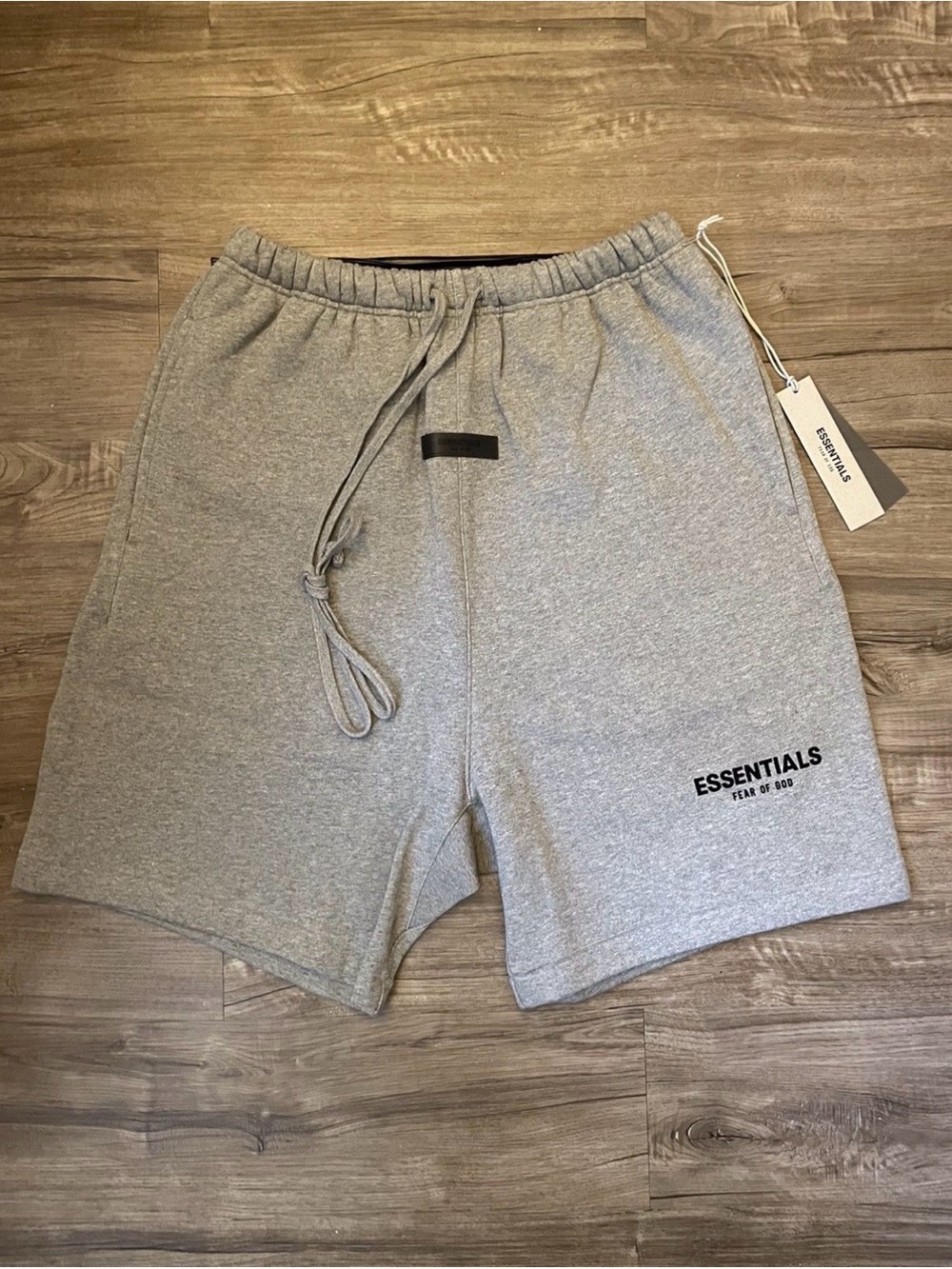 Essentials Shorts Dark Oatmeal (Size S)
